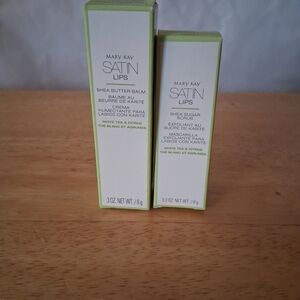 Mary Kay Satin Lips Shea Butter Balm and Sugar Scrub Duo